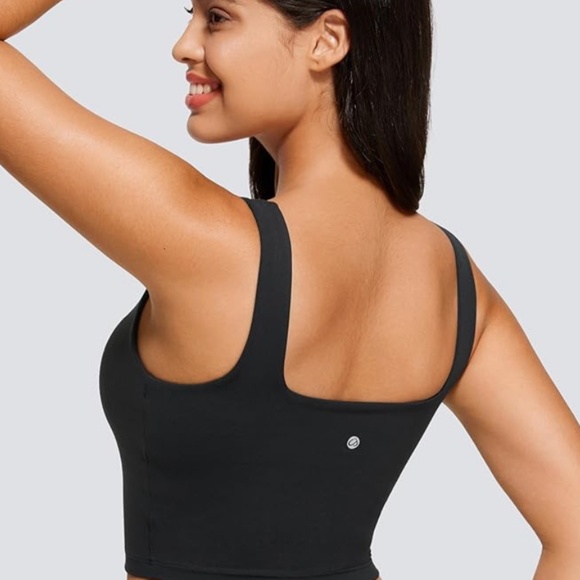 CRZ YOGA Butterluxe Womens Square Neck Tank Size Medium - Picture 2 of 4